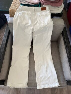 Women’s White Flare Jeans by SOFIE - Clean Wide-Leg Fit
